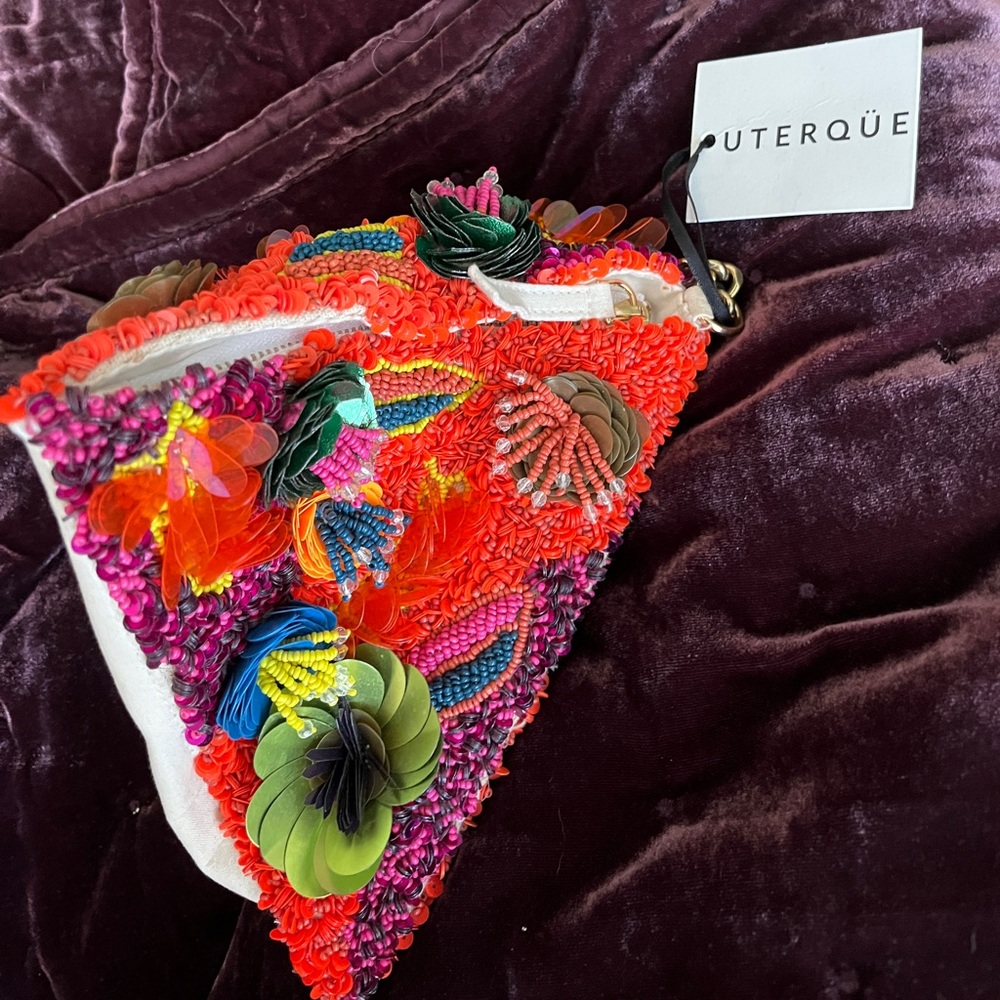 Multicolor Embellished Women's Bag